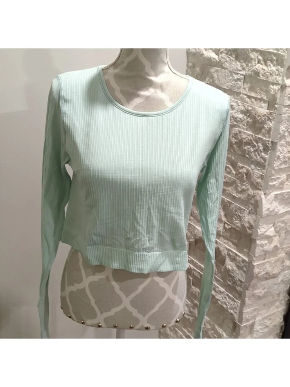 Lululemon Ebb to Street Long Sleeve Delicate Mint like new